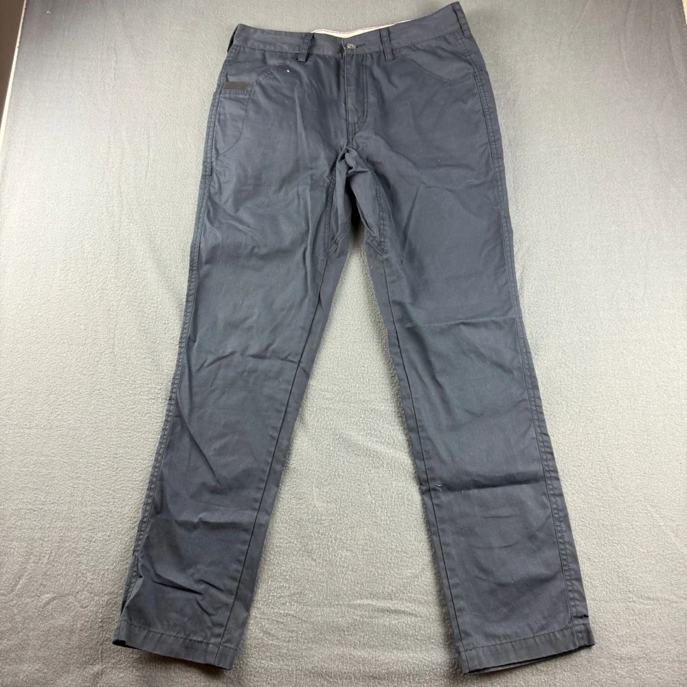 Iron and Resin Pants Men's 32x32 Blue Workwear Union Utility Canvas Collar